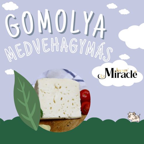 Medvehagymás gomolya sajt